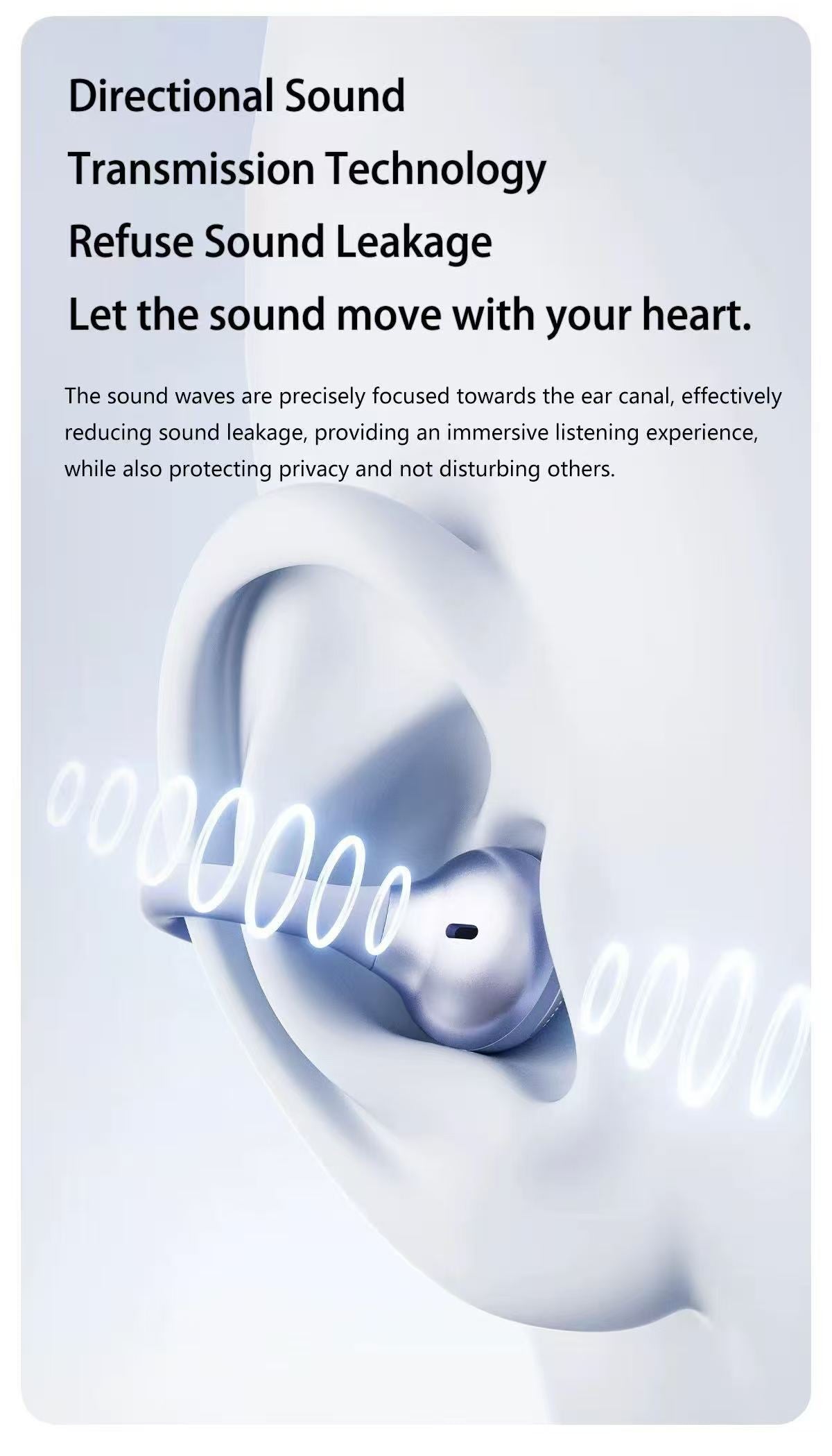 Wopow OWS28 directional sound transmission reduces sound leakage